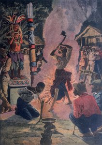Menschenopfer, Lafayette, Louisiana, USA, 1912