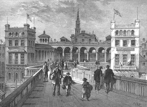 Hungerford Market von der Brücke, 1850 1897