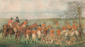 Jagd in Leicestershire, 1827 - In At The Death, 1890 von Unbekannt