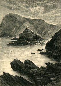 Ilfracombe - Blick von den Felsen an der Basis des Capstone, 1898