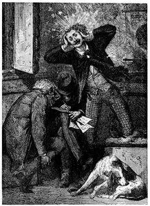 Illustration aus De la Terre à la Lune von Jules Verne, 1865 von Unbekannt