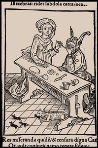 Illustration zum Buch Narrenschiff von Sebastian Brant, 1497 von Unbekannt
