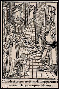 Illustration zum Buch Narrenschiff von Sebastian Brant, 1497 von Unbekannt