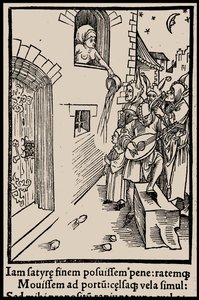 Illustration zum Buch Narrenschiff von Sebastian Brant, 1497 von Unbekannt