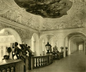Kaiserliche Treppe, Stift Sankt Florian, Oberösterreich, um 1935