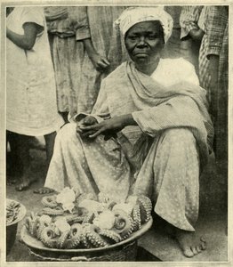 Auf einem einheimischen Fischmarkt, ca. 1948