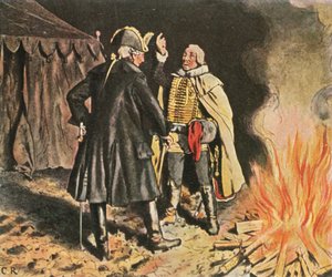 Im Lager von Bunzelwitz, September 1761, 1936