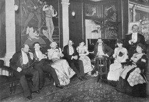 Im Elektrofon-Salon, Gerrard Street, London, um 1903