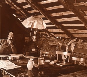 In den Schützengräben, ca. 1914-1918