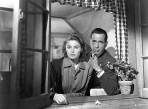 Ingrid Bergman und Humphrey Bogart in Casablanca, 1942
