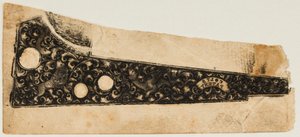 Tintenabdruck von einem Colt-Revolver, ca. 1854 von Unbekannt