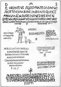 Inschriften aus den Katakomben, Rom, 1926