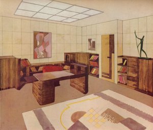 Innenraum gestaltet und ausgeführt von DIM Decoration Interieure Moderne, ca. 1930