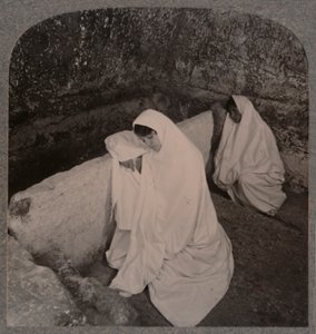 Innenraum des Grabes Christi, um 1900