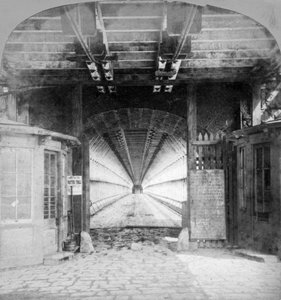 Innenraum der Hängebrücke, Niagarafälle, Kanada, frühes 20. Jahrhundert