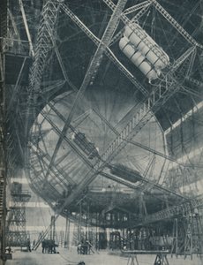 Komplexität von Rahmen und Zylinder: R101 im Bau, ca. 1935