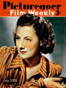 Irene Dunne 1898-1990, amerikanische Schauspielerin, 1940 von Unbekannt