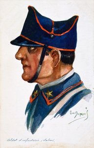 Italienischer Infanteriesoldat, 1914-1918