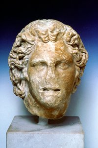 Elfenbeinporträtbüste von Alexander dem Großen, 4. Jahrhundert v. Chr. von Unbekannt