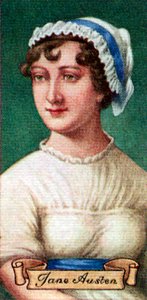 Jane Austen, aus einer Serie von Zigarettenkarten, 1935