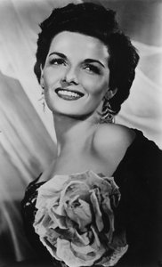 Jane Russell geb. 1921, amerikanische Schauspielerin, ca. 1940er