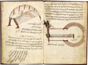 Janitscharenmusik. Osmanisches Manuskript, 18. Jahrhundert von Unbekannt