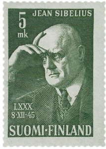 Jean Sibelius Briefmarke von Unbekannt