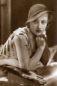 Joan Crawford, amerikanische Schauspielerin von Unbekannt