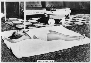 Joan Crawford, amerikanische Schauspielerin und Filmstar, 1938