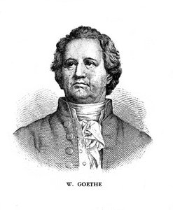Johann Wolfgang von Goethe, deutscher Dichter, Dramatiker und Wissenschaftler, 19. Jahrhundert