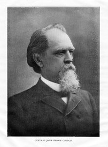 John Brown Gordon, amerikanischer Soldat, spätes 19. Jahrhundert von Unbekannt