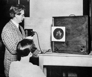 John Logie Baird 1888-1946, schottischer Elektroingenieur und Fernsehpionier, 1920er Jahre