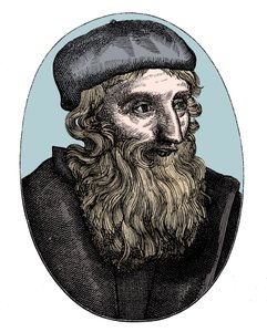 John Wycliffe, englischer Religionsreformer des 14. Jahrhunderts, 16. Jahrhundert von Unbekannt