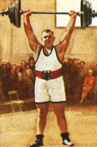 Josef Straßberger, deutscher Gewichthebermeister, 1928
