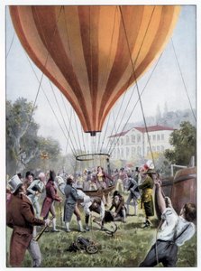 Joseph Louis Gay-Lussacs Heißluftballonaufstieg, Paris, September 1804, 1900