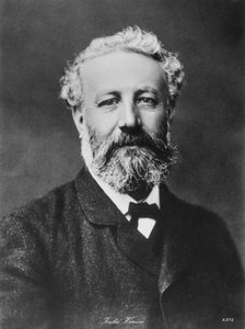 Jules Verne, französischer Abenteuer- und Science-Fiction-Autor, späte 19. Jahrhundert von Unbekannt