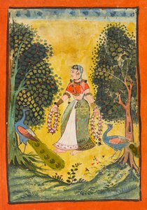 Kakubha Ragini, Folio aus einem Ragamala von Unbekannt