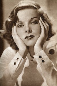Katharine Hepburn, amerikanische Schauspielerin, 1933 von Unbekannt