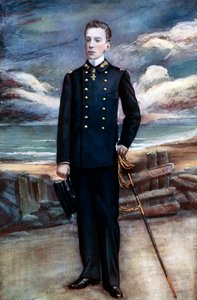 König Alfons XIII. von Spanien, spätes 19.-frühes 20. Jahrhundert von Unbekannt