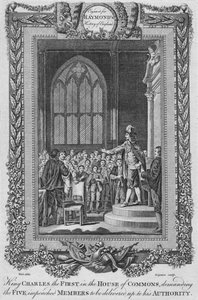 König Karl I. im House of Commons, ca. 1787