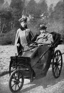 König George V. und Königin Mary im Craigwell House, Aldwick, bei Bognor Regis, ca. 1930er, 1936