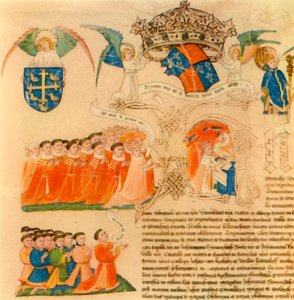 König Heinrich VI. mit Vertretern der Lords und Commons, 1446, 1947