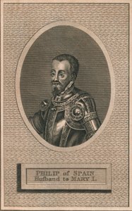 König Philipp II. von Spanien, Ehemann von Königin Maria I., 1793