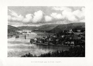 Kingswear und der Fluss Dart, Süd-Devon, 1896 von Unbekannt