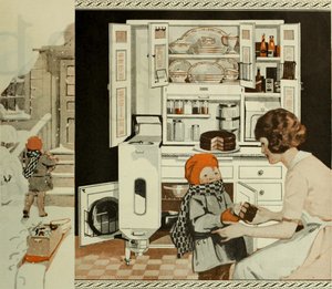 Küchenwerbung aus The Saturday Evening Post, ca. 1920-1925
