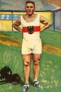 Kurt Helbig, deutscher Gewichthebermeister, 1928