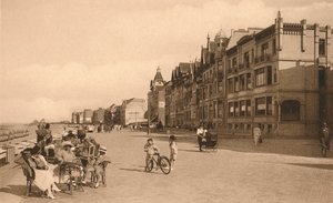 La Digue, Die Promenade, um 1900