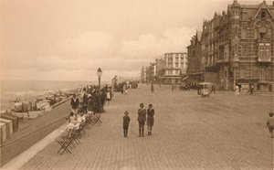 La Digue, Die Promenade, ca. 1900