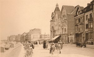 La Digue, Die Promenade, um 1900