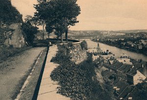 La Meuse vue de la Citadelle, um 1900